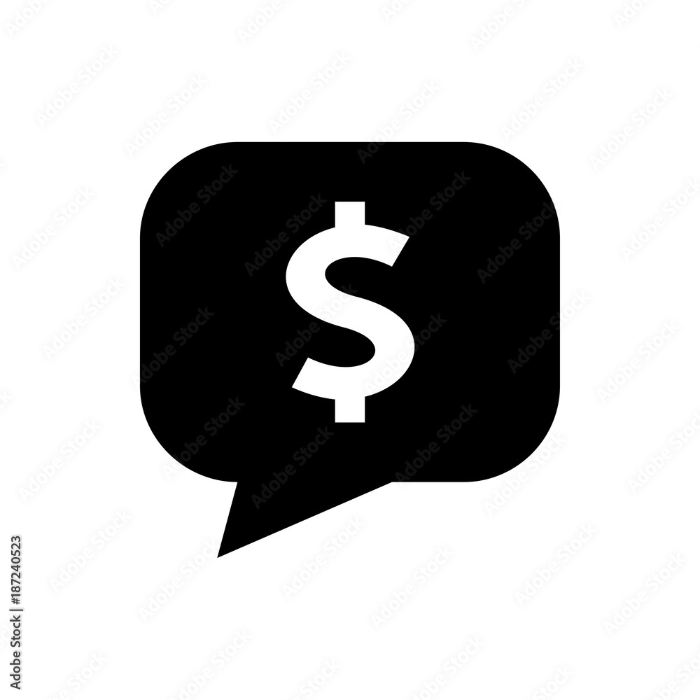 dollar sign in cloud icon illustration dollar sign in cloud icon illustration
