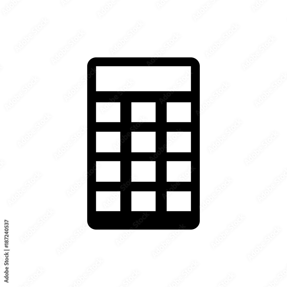 calculator icon illustration calculator icon illustration