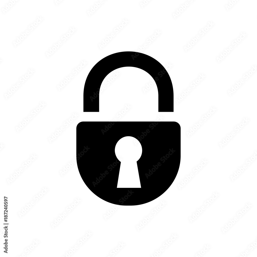 lock icon illustration