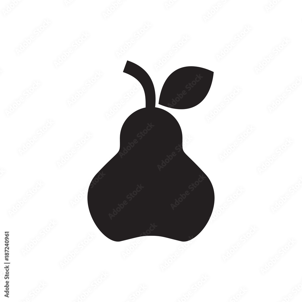 pear icon illustration pear icon illustration