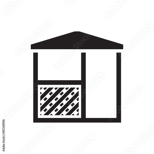 gazebo icon illustration