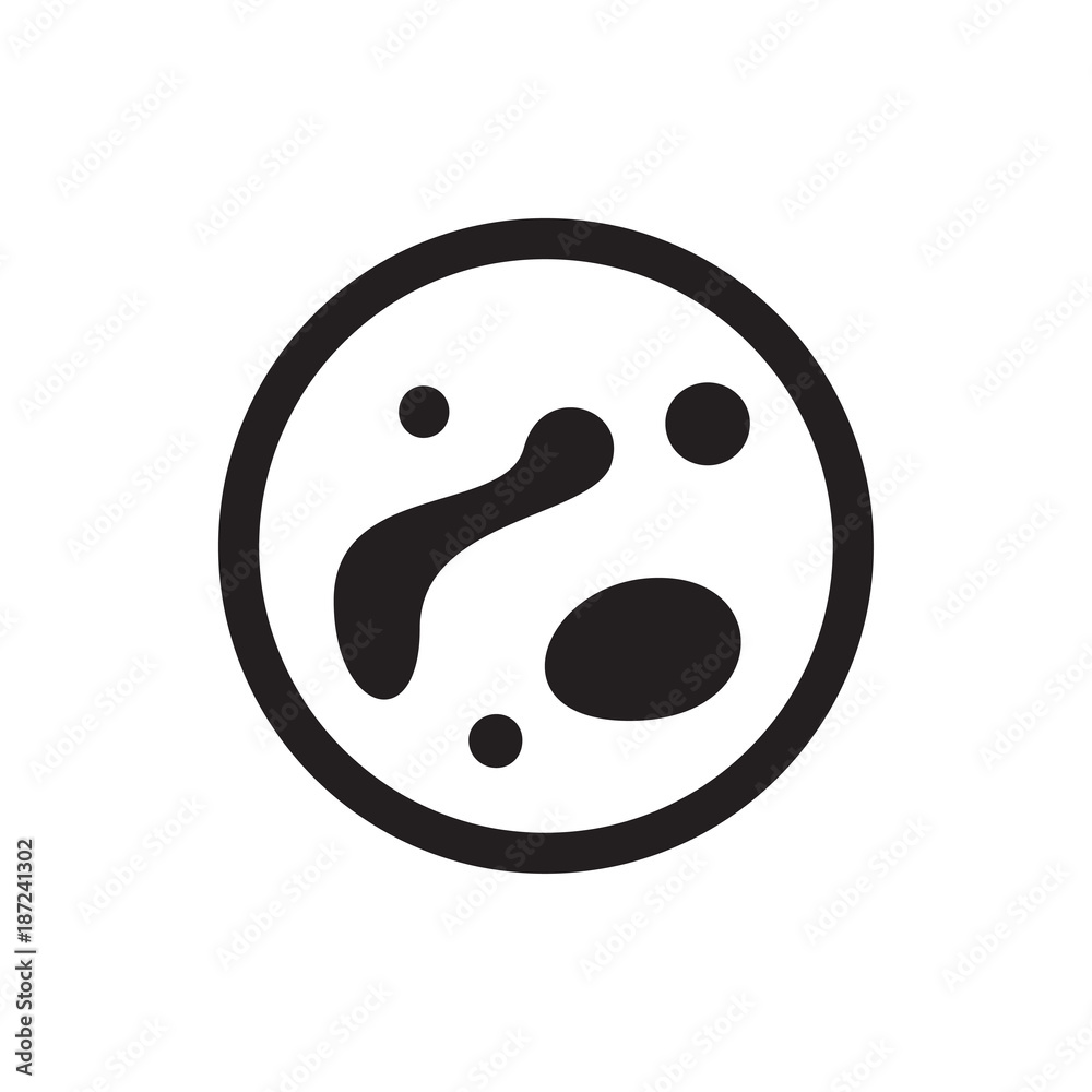 Fototapeta premium microorganism icon illustration