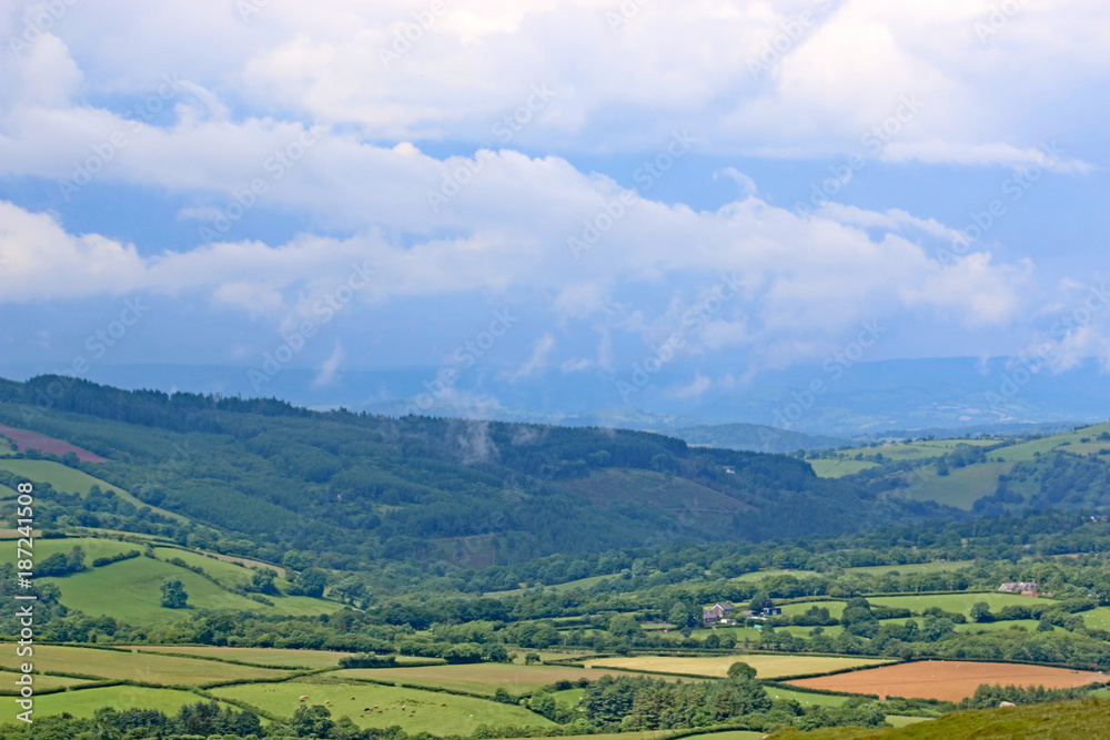 Fototapeta premium Black Mountains, Wales