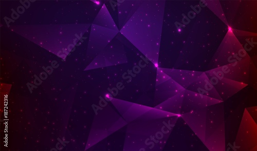 Modern polygonal background
