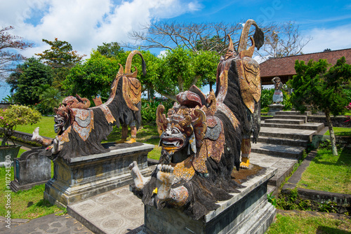 Entrence to Taman Tirta Gangga temple - Bali. photo