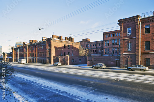Complex of the barracks of the Novocherkassk Emperor Alexander III of the infantry regiment. St. Petersburg. Russia