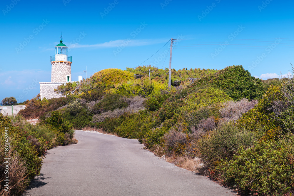 Skinari Lighthouse tower, Zakynthos