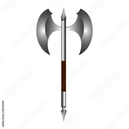 Isolated axe illustration