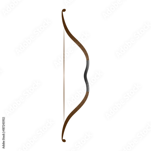 Isolated bow illustration