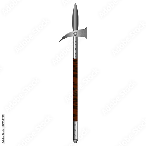 Isolated spear illustration
