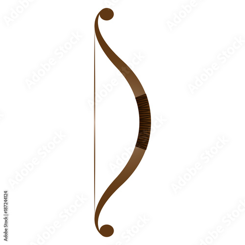 Isolated bow illustration