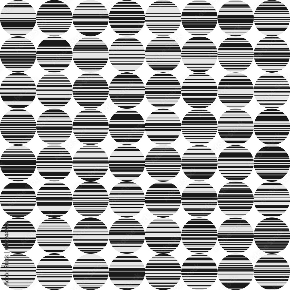 Abstract BW Background with Circles and Lines Abstract BW Background with Circles and Lines