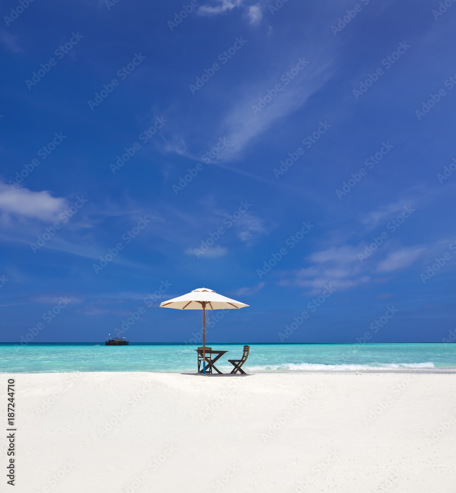 Picnic auf einer Sandbank (Malediven)