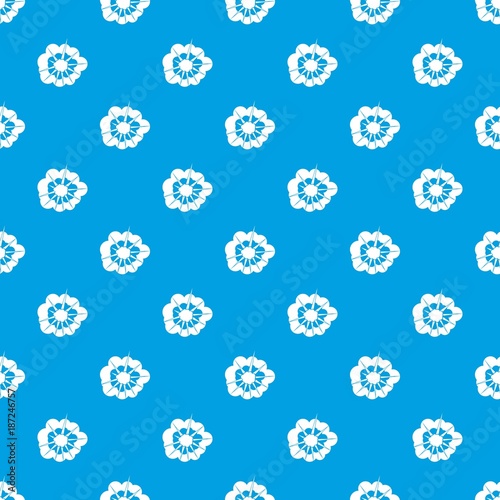 Cloudy explosion pattern seamless blue