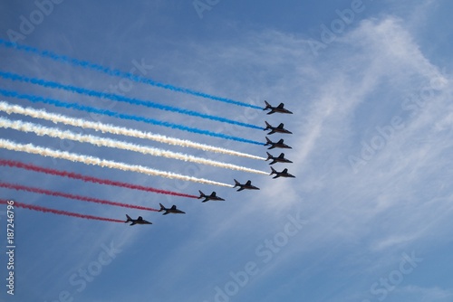 Patrouille de France en formatoion