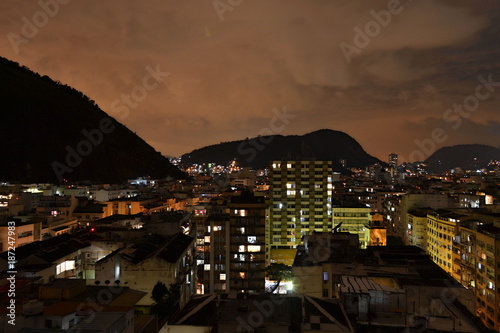 Rio de Janeiro beautiful night landscape