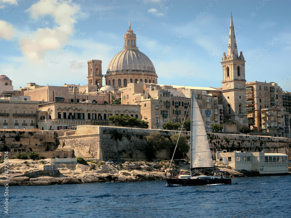 Valletta, Malta from the Sea