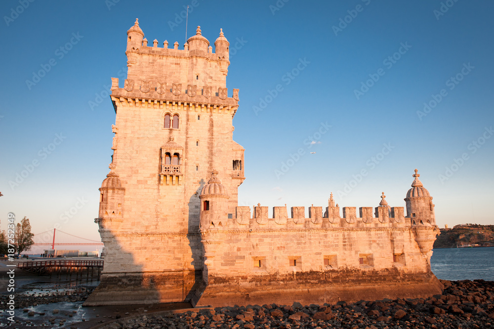 Belém Tower (Torre de Belém) or the Tower of St Vincent is a fortified tower located in the civil parish of Santa Maria de Belém in the municipality of Lisbon, Portugal.
