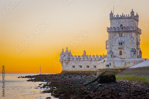 Belém Tower (Torre de Belém) or the Tower of St Vincent is a fortified tower located in the civil parish of Santa Maria de Belém in the municipality of Lisbon, Portugal.