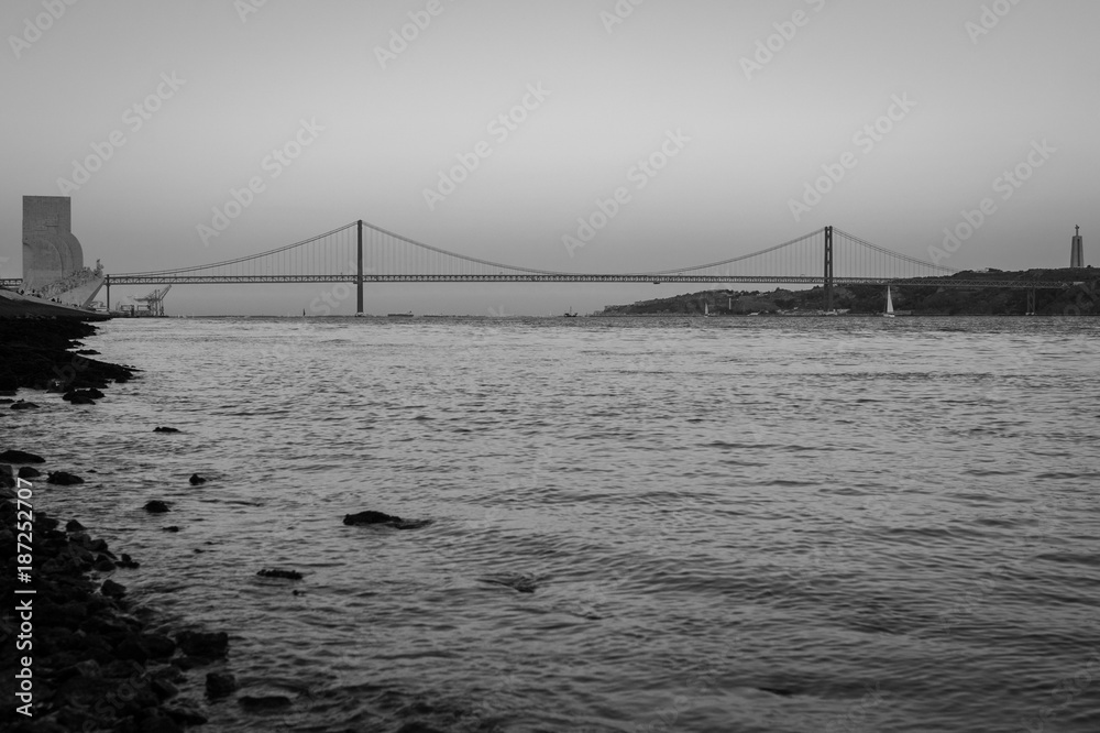 25th of April Bridge (The 25 de Abril Bridge, Ponte 25 de Abril) is a suspension bridge connecting the city of Lisbon, capital of Portugal, to the municipality of Almada