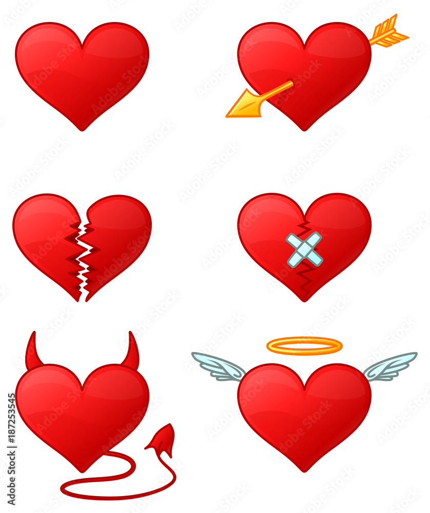 Hearts set for Valentine's Day Hearts set for Valentine's Day