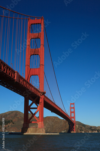 Golden Gate Bridge Portrait View