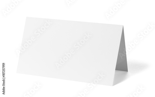 folded leaflet white blank paper template book desktop calendar