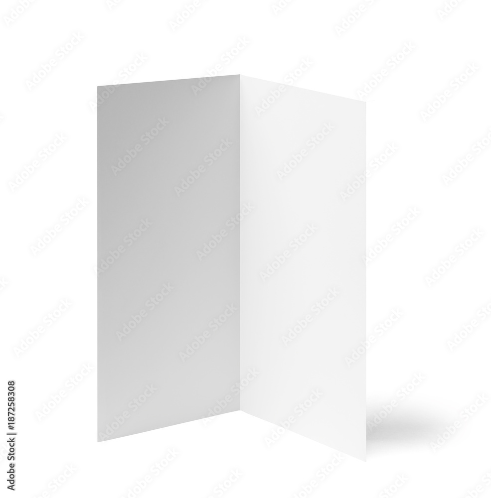 folded leaflet white blank paper template book folded leaflet white blank paper template book