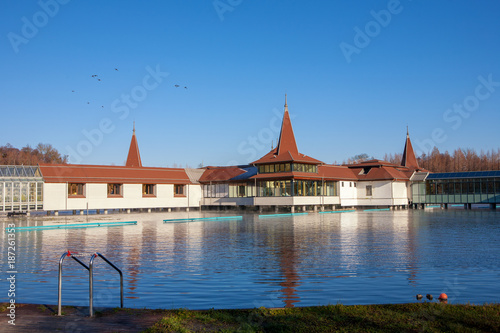 Lake Heviz natural thermal bath in Hungary