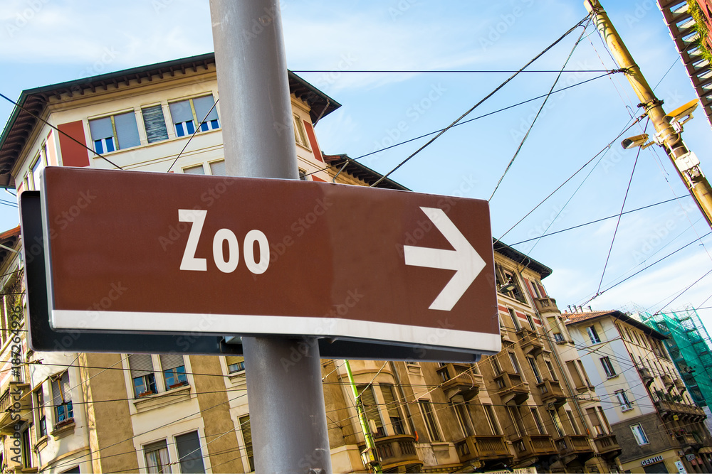 Schild 223 - Zoo