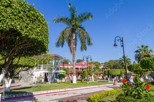 Downtown Aquismon, San Luis Potosi, Mexico photo