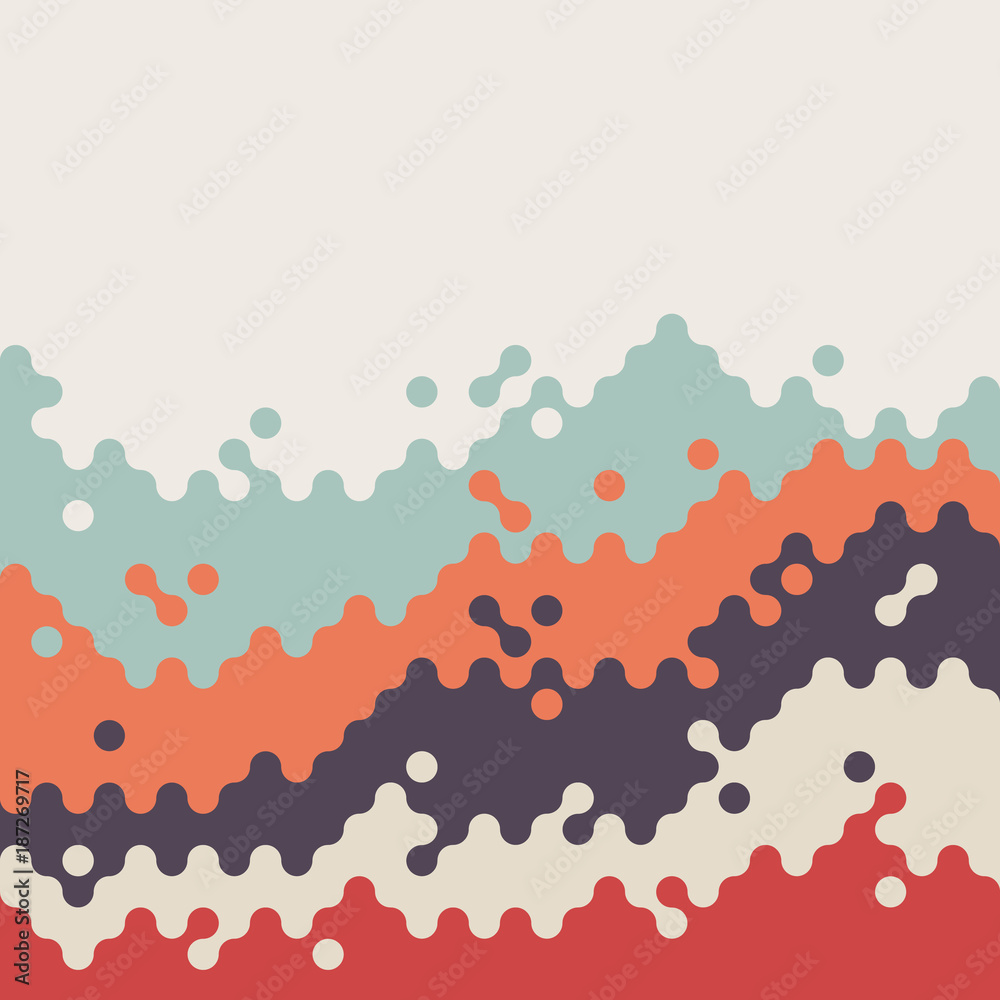 Obraz premium Abstract vintage retro wave pattern background