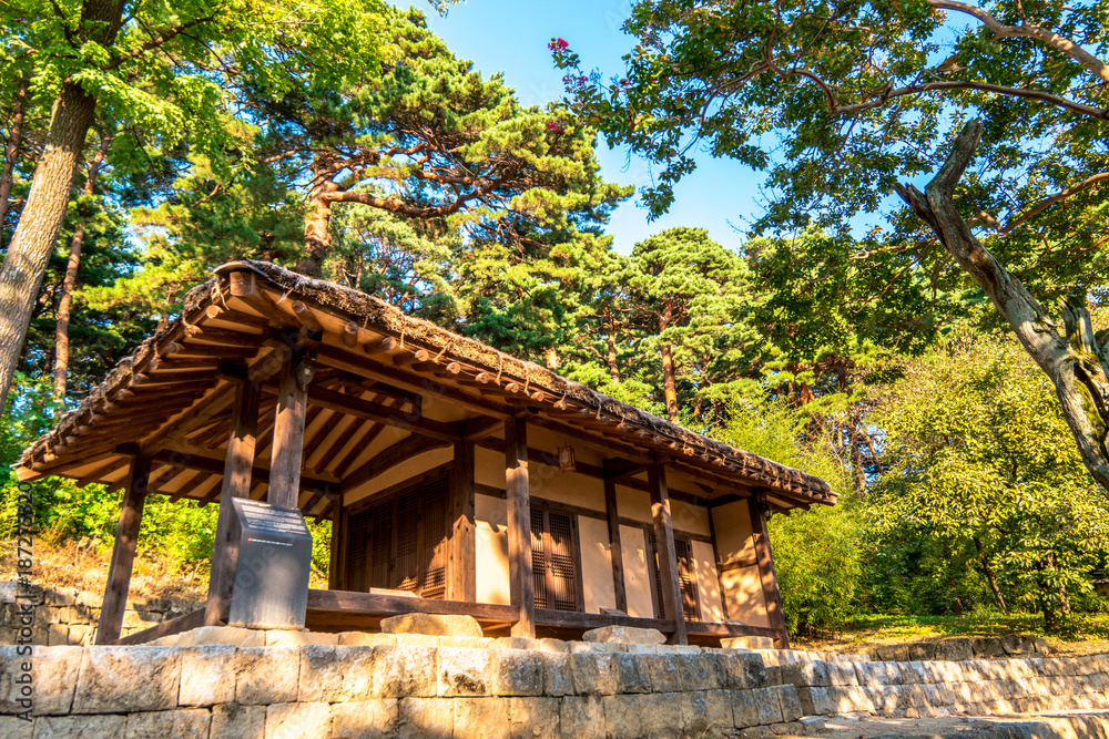 Cherished very well seongyojang a long tradition of Hanok, South Korea Cherished very well seongyojang a long tradition of Hanok, South Korea