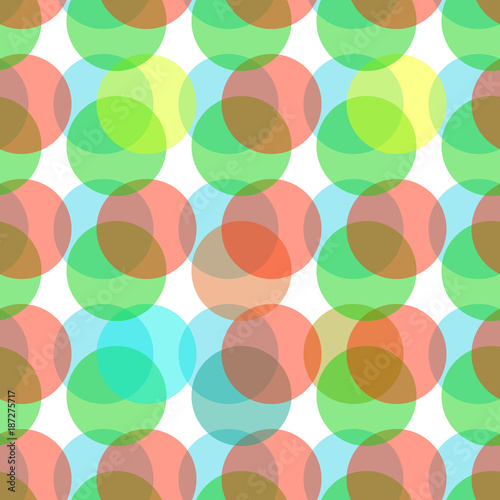 Vector Seamless Pattern Texture . Grunge Circle Shapes. © Elvin
