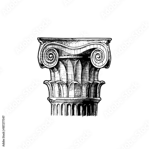 Capital. Classical order.