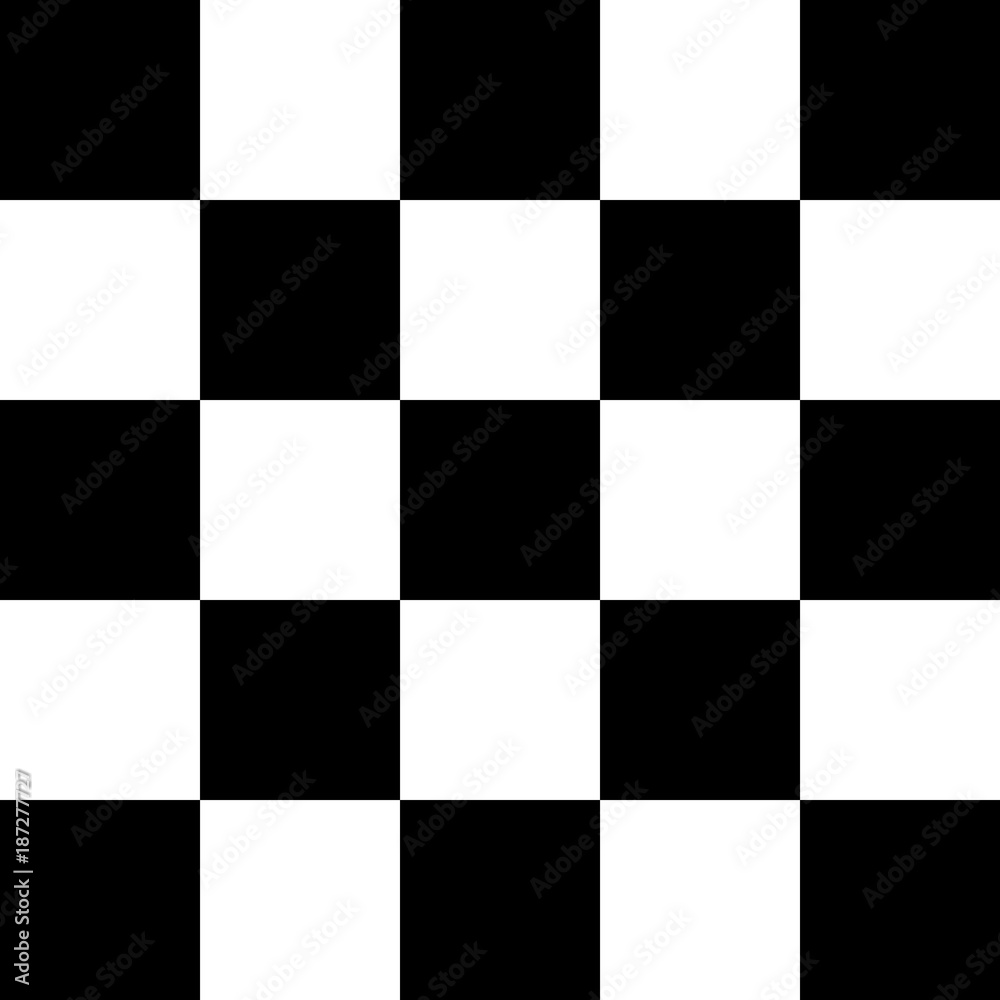 Black and white checkered background