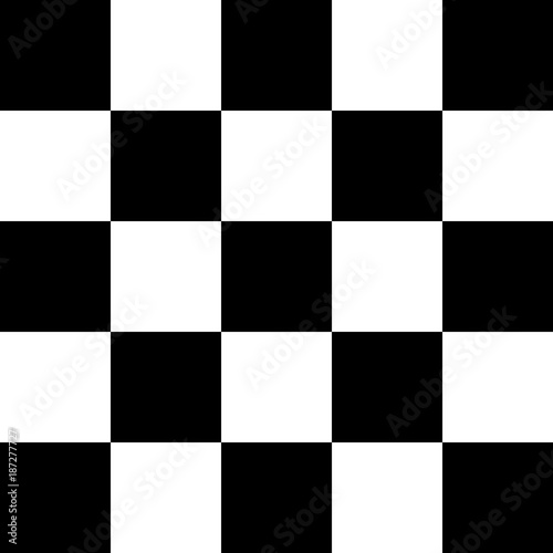 Black and white checkered background