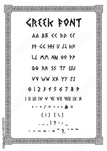 Ancient Greek font