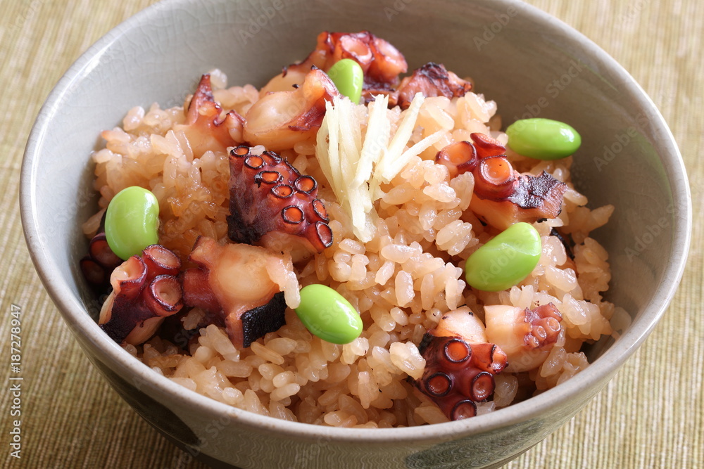 たこめし　Octopus mixed rice