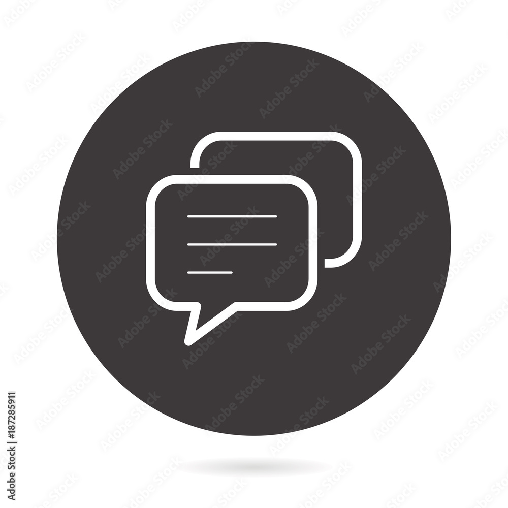 Message - vector icon. Message - vector icon.