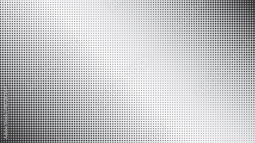 Abstract monochrome black dotted and gray diagonal gradiented background. Pop art retro texture for wallpaper, banner or presentation design