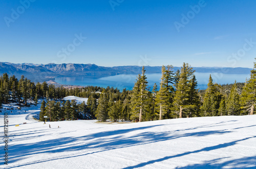 Lake Tahoe in winter
