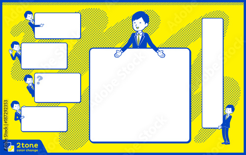 2tone type suit businessman_set 14