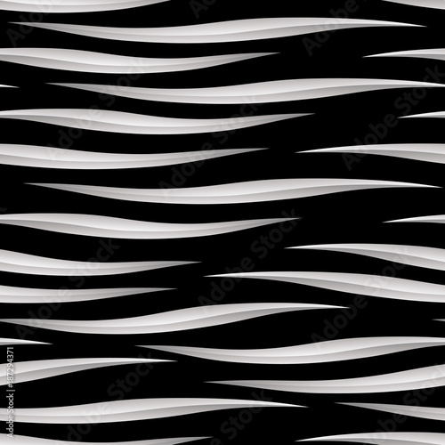 oblong horizontal petals on a black background