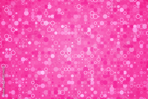 Pink pattern with glitter effect. Cute background for valentine day card. Simple glamorous circle ornament, wallpaper.