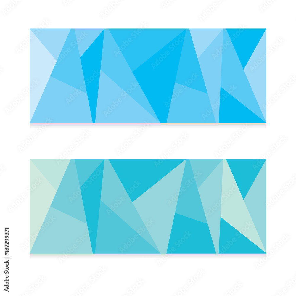 Abstract banner background vector design