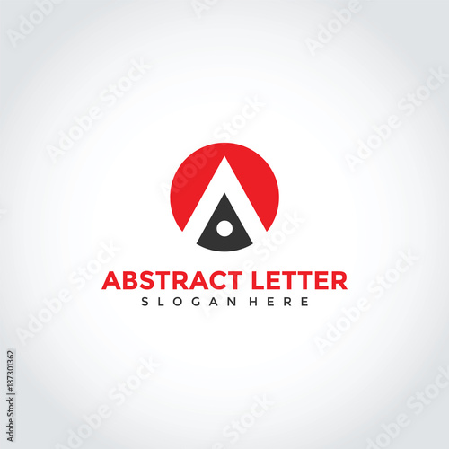 Abstract Letter A Logo Design. Vector Illustrator Eps. 10