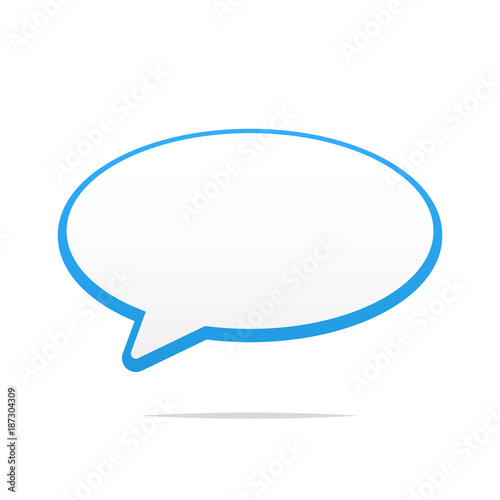 Speech bubble vector