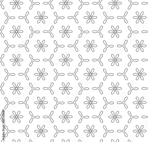 COPTER SEAMLESS VECTOR PATTERN. PROPELLER GRAY SMOOTH CROSS GEOMETRIC BACKGROUND