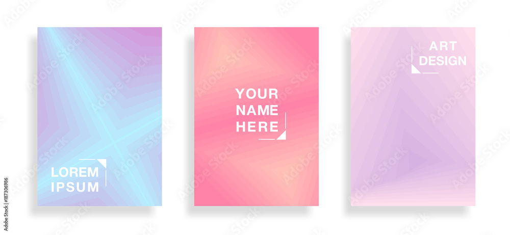 Posters with abstract geometric pattern covers design. vector business banner template. Eps10